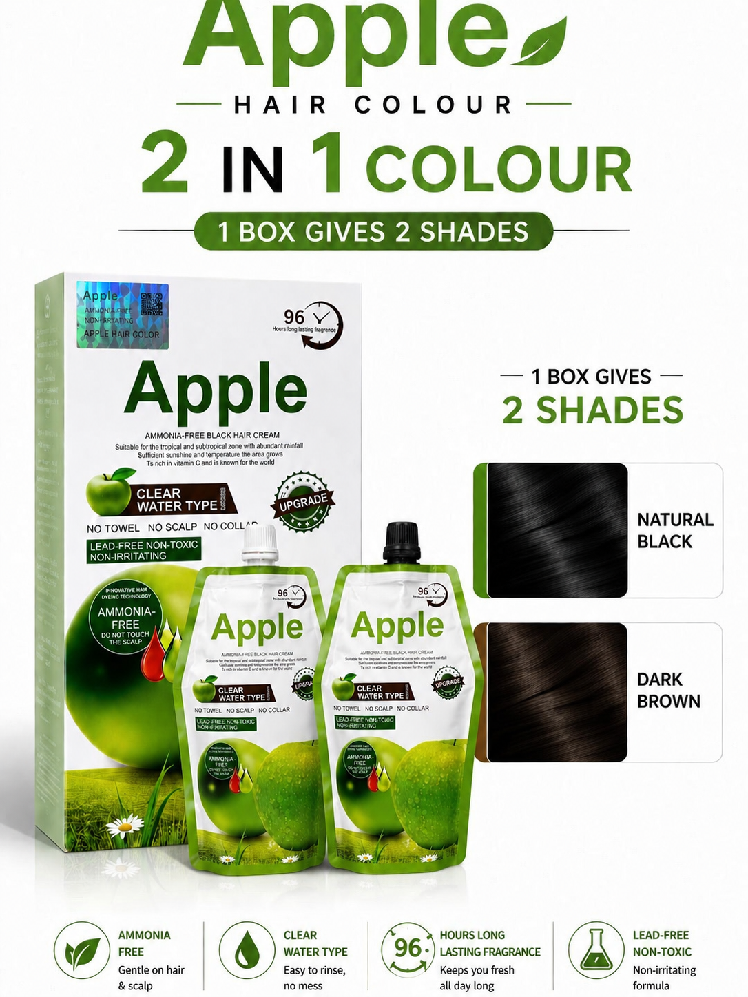 Apple (🇦🇪Dubai import) Hair Color