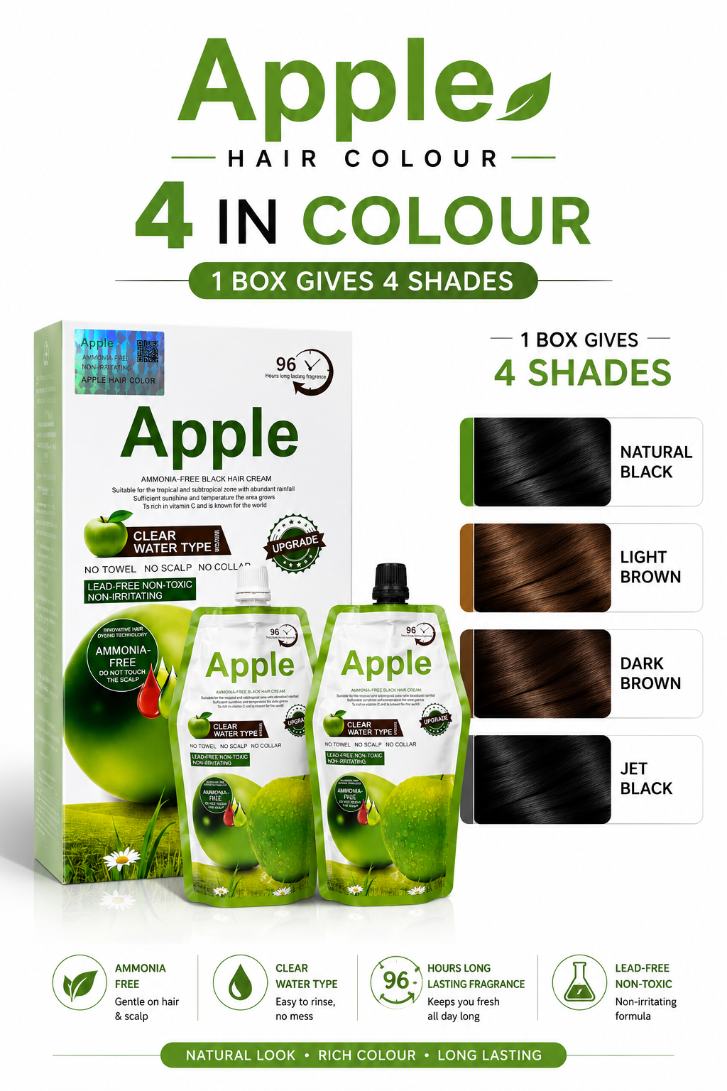 Apple Hair Color(Dubai import)